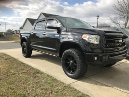 2016 Toyota Tundra with 20x9 wheels