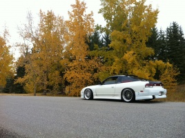 1992 Nissan S13 with 18x9.5 Varrstoen ES1 wheels