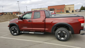 2008 Toyota Tundra with 18x9 GV4 wheels
