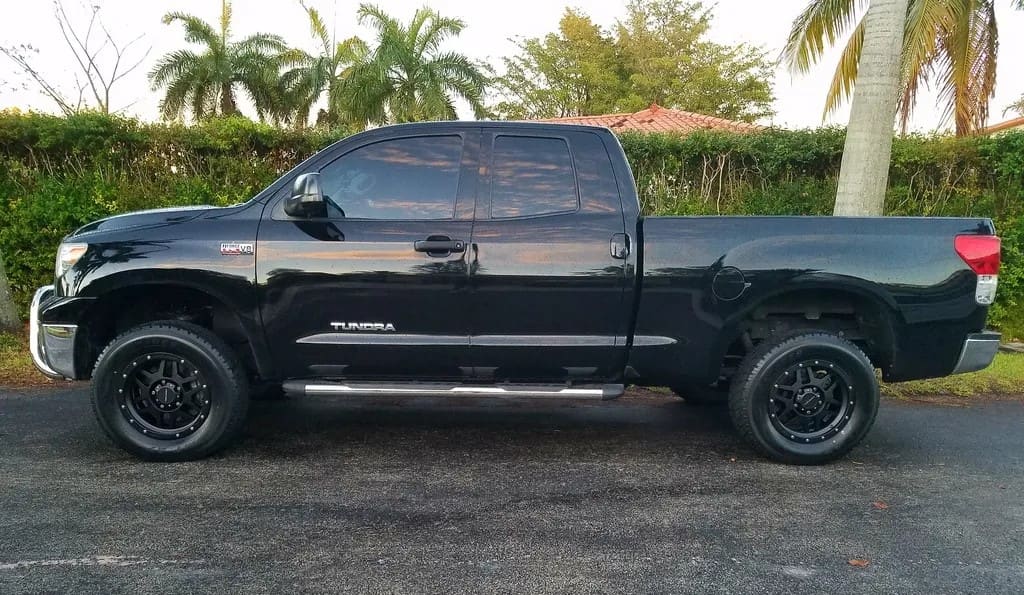 2011 Toyota Tundra with 18x9 wheels