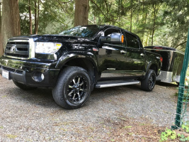 2012 Toyota Tundra with 18x9 wheels