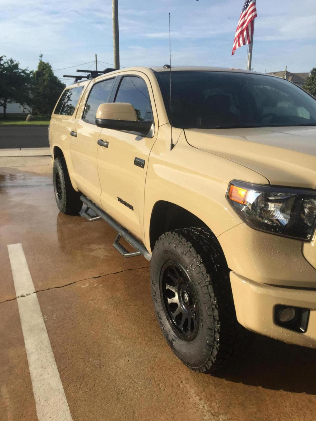 2016 Toyota Tundra with 18x9 wheels