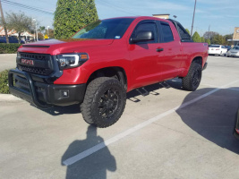 2015 Toyota Tundra with black TSS wheels wheels