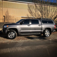 2017 Toyota Tundra with F150 Platinum 20” wheels