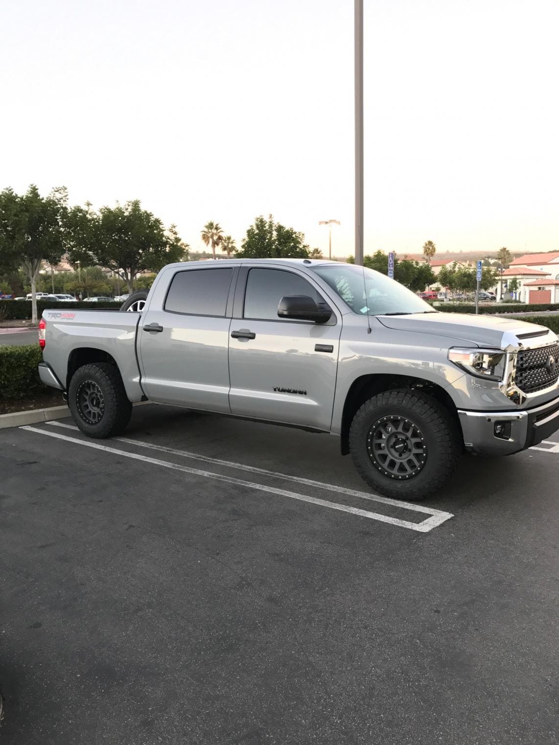 2018 Toyota Tundra with 18x9 wheels