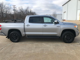 2007 Toyota Tundra with black TSS wheels wheels