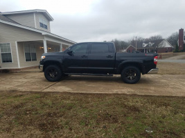 2017 Toyota Tundra with 20x9 wheels