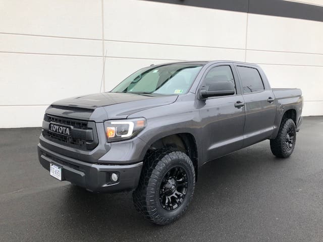 2017 Toyota Tundra with 18x9 wheels