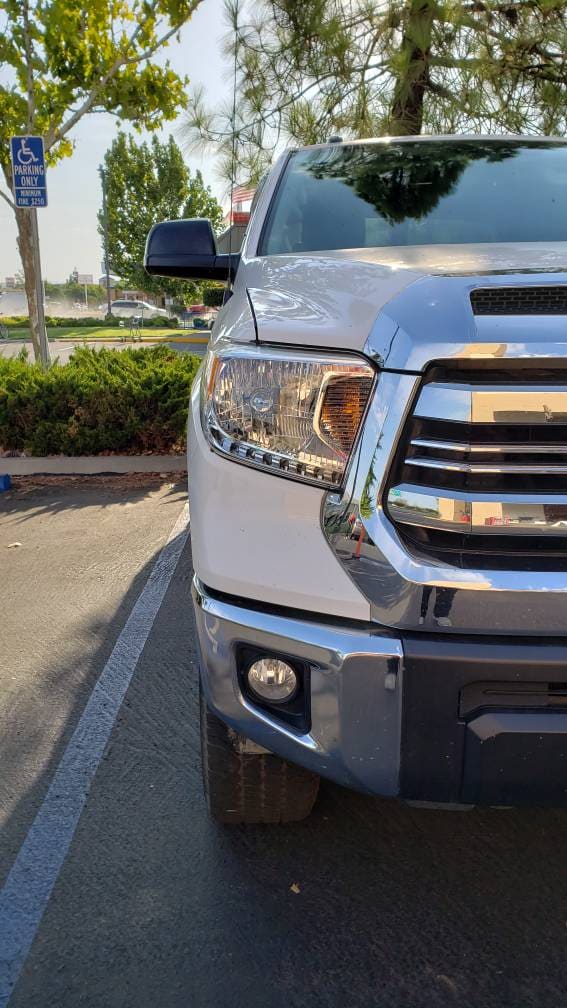 2016 Toyota Tundra with 18x9 wheels
