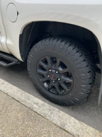 2015 Toyota Tundra with 18” TRD Pro rims wheels