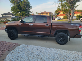 2016 Toyota Tundra with 17x8.5 wheels