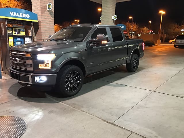 2016 Ford F-150 with 20x9 wheels