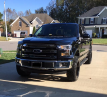 2016 Ford F-150 with 20x10 wheels