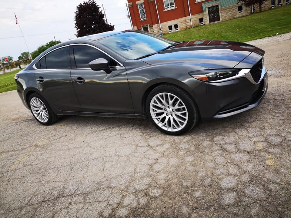 2018 Mazda Mazda6 with 19x9.5 Mustang Performance 2018 Pack 1 wheels wheels