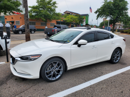 2019 Mazda Mazda6 with 19x8.5 wheels