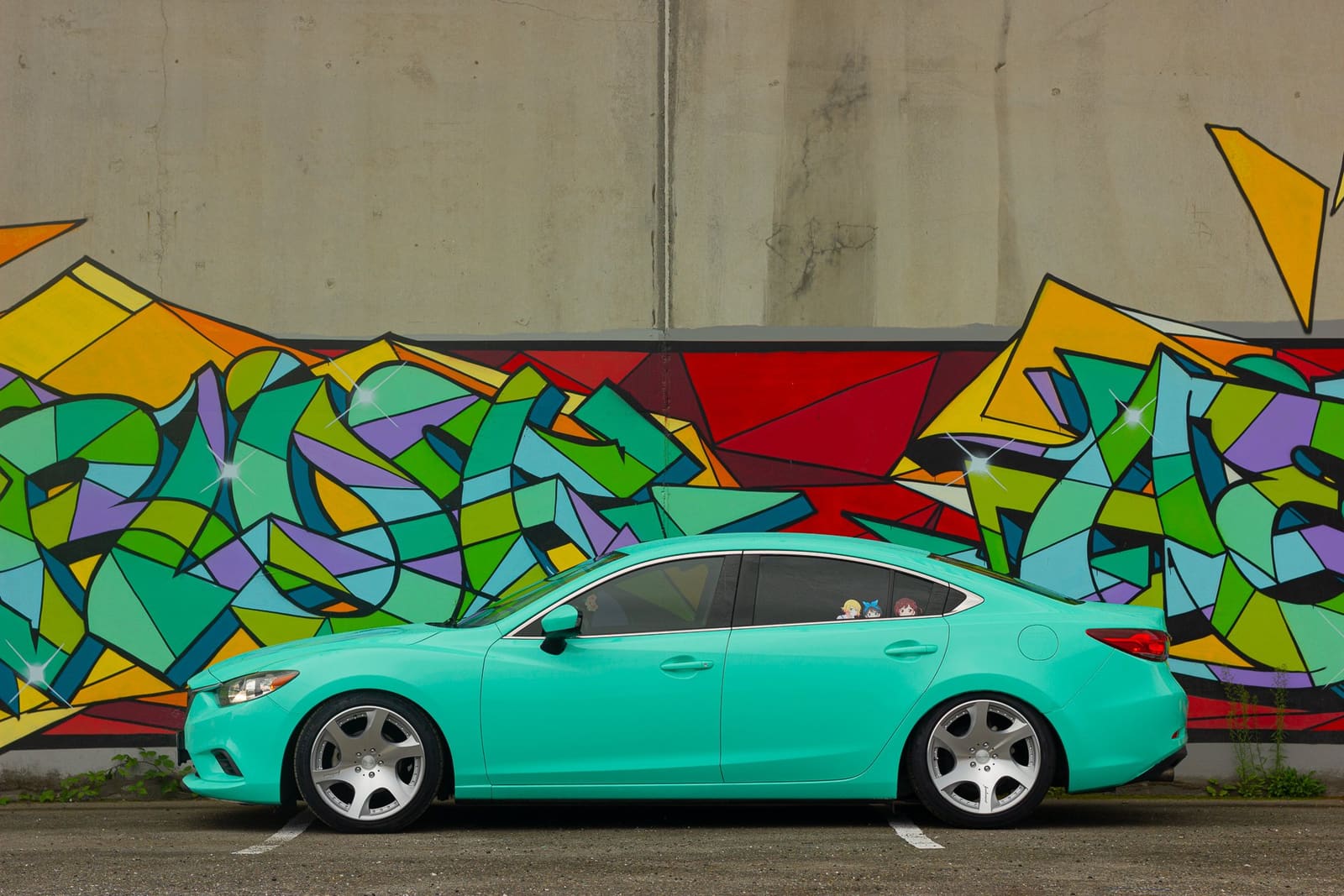2019 Mazda Mazda6 with 19x9.5 wheels