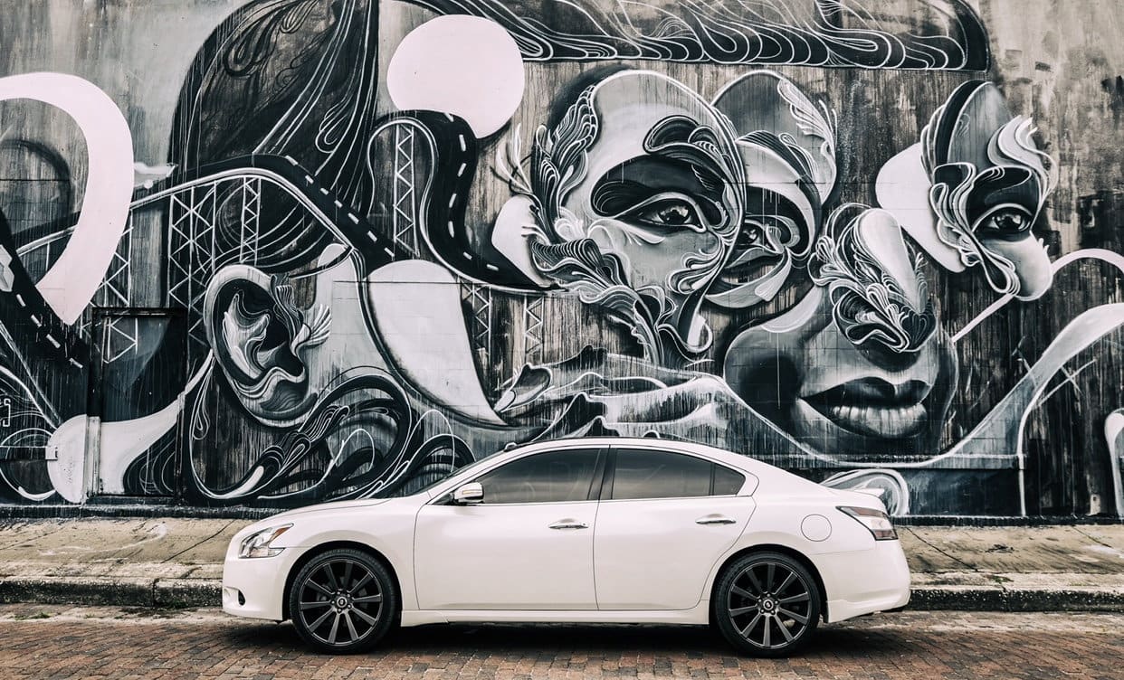 2014 Nissan Maxima with 20x9 wheels
