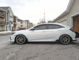 2019 Honda Civic with 18x8.5 wheels