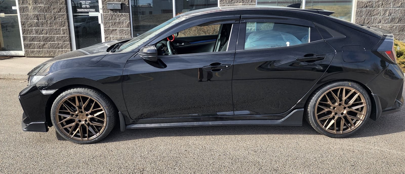 2020 Honda Civic with 19x8.5 wheels