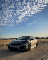 2020 Honda Civic with 18x9.5 wheels