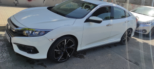 2020 Honda Civic with 19x8.5 AR1 wheels