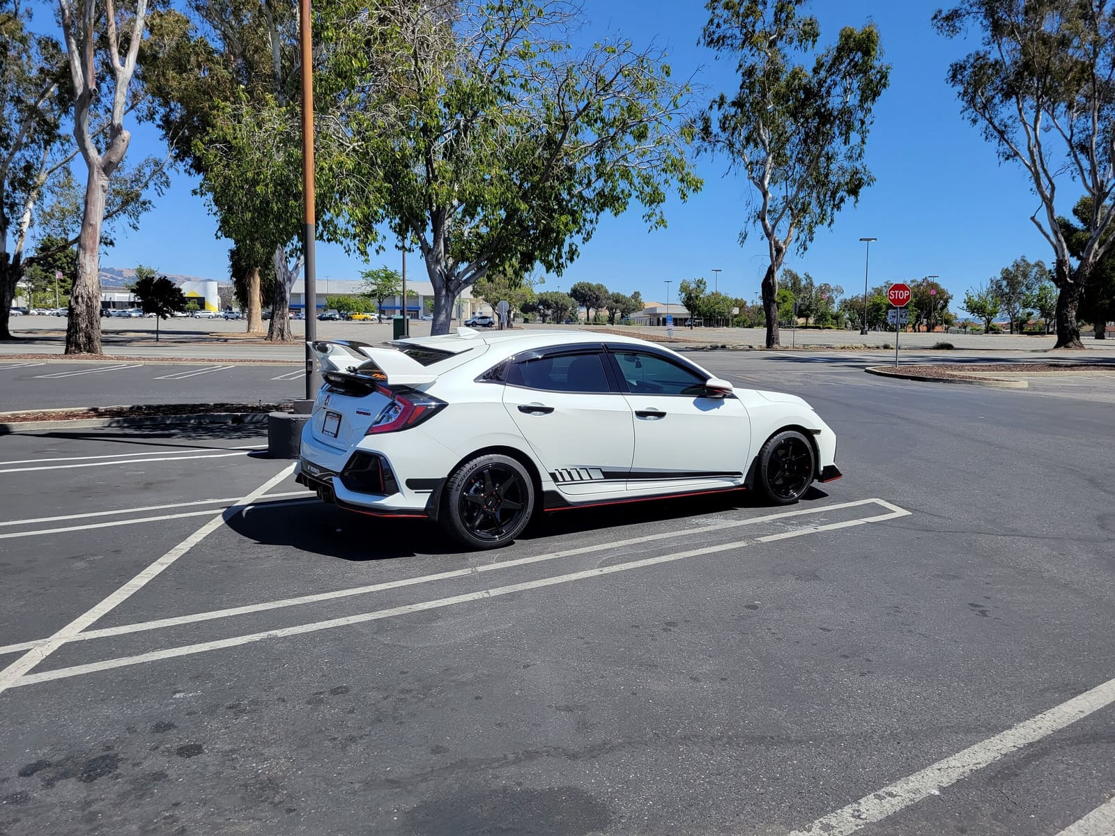 2020 Honda Civic with 18x8 wheels