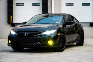 2020 Honda Civic with 18x8.5 wheels