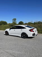 2020 Honda Civic with 18x9.5 wheels