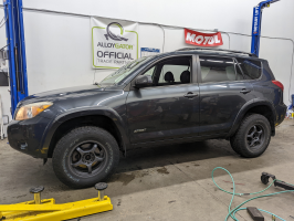 2008 Toyota RAV4 with 16x7 wheels
