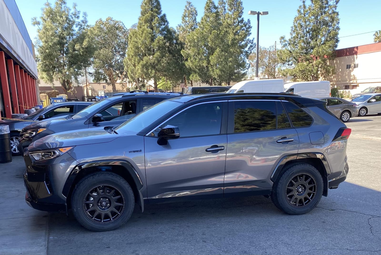 2020 Toyota RAV4 with 18x8 LP1 wheels