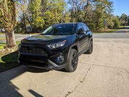 2020 Toyota RAV4 with Highlander wheels