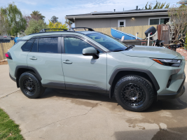 2020 Toyota RAV4 with 17x8 wheels