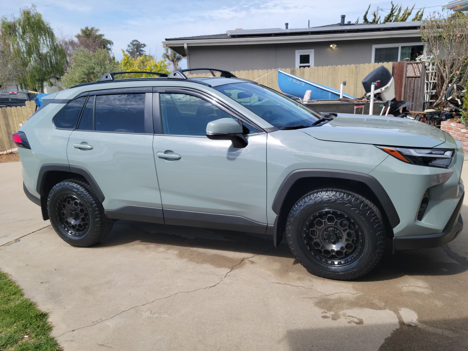 2020 Toyota RAV4 with 17x8 wheels