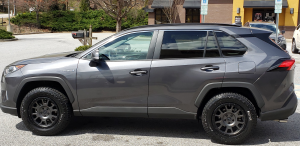 2021 Toyota RAV4 Hybrid with 17x8 wheels