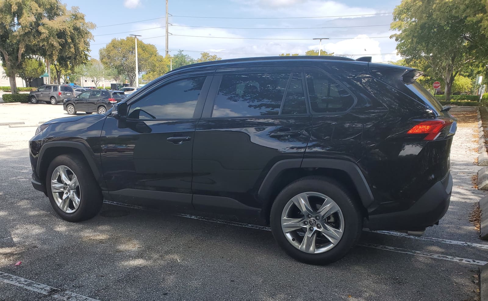 2019 Toyota RAV4 with Highlander wheels