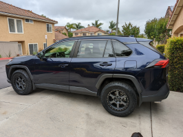 2019 Toyota RAV4 with 17x8 wheels
