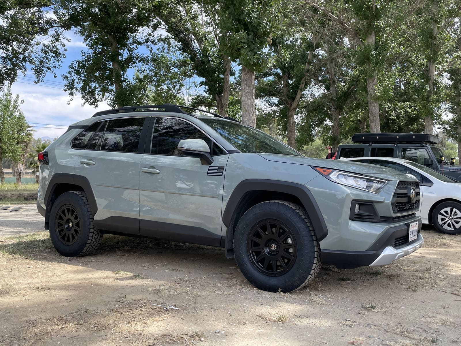 2020 Toyota RAV4 with 17x8 Ricochet wheels