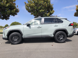 2020 Toyota RAV4 Hybrid with 17x8 wheels