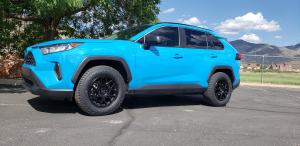 2020 Toyota RAV4 with 17x8 wheels