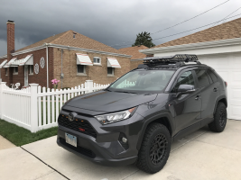 2020 Toyota RAV4 with 17x8 wheels