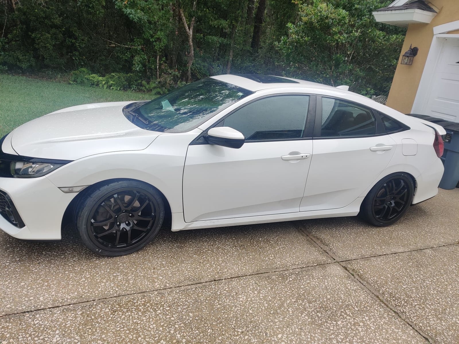 2020 Honda Civic with 19x8 Forged Rays G35 wheels