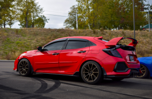 2019 Honda Civic with 18x8.5 wheels