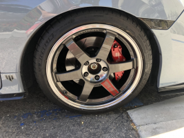 2019 Honda Civic with 18x9.5 wheels