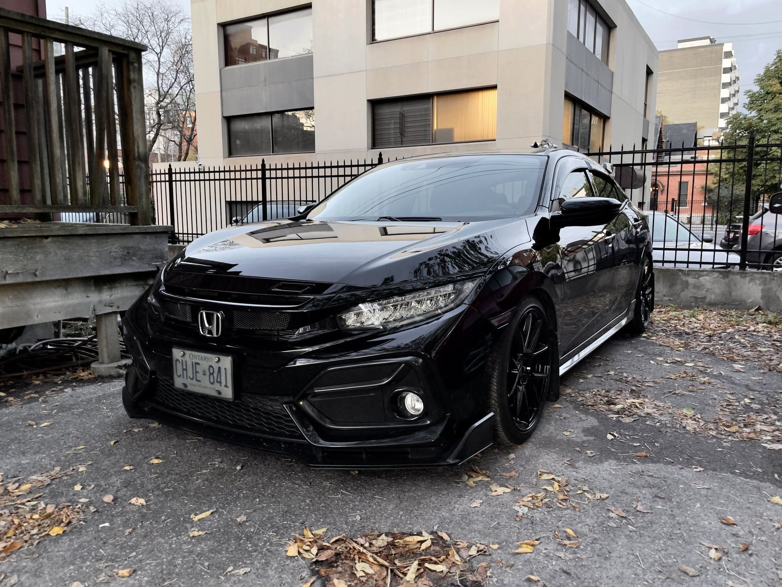 2019 Honda Civic with 18x8.5 wheels