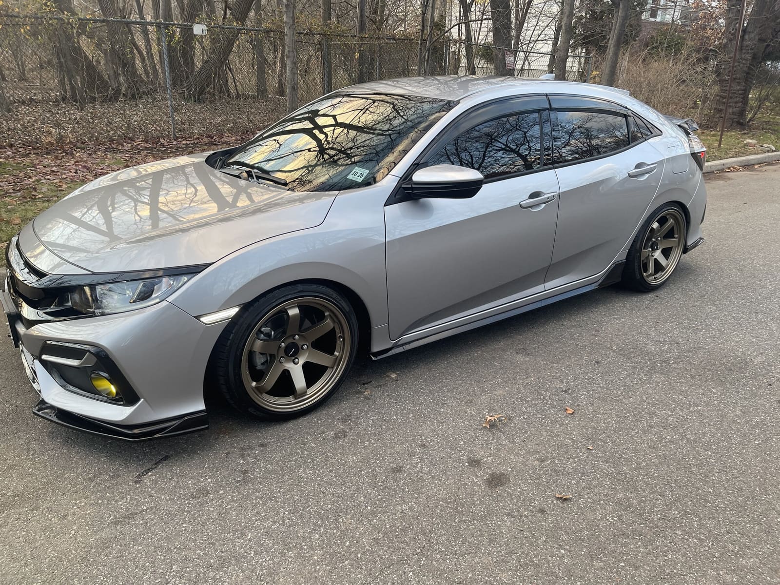 2019 Honda Civic with 18x9.5 wheels