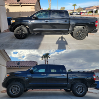 2017 Toyota Tundra with 20x9 wheels