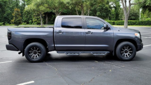 2017 Toyota Tundra with 18x9 wheels