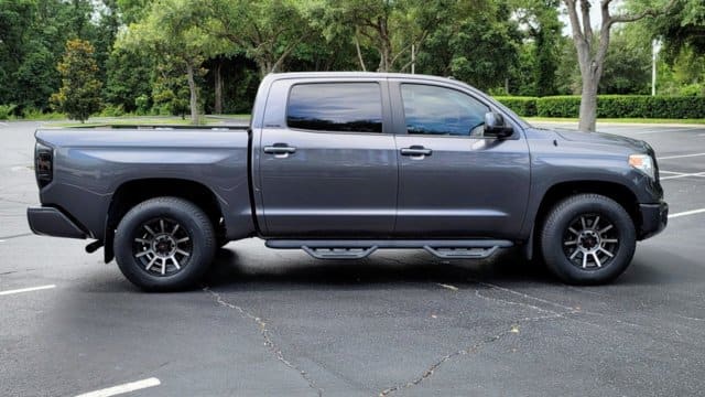 2017 Toyota Tundra with 18x9 wheels
