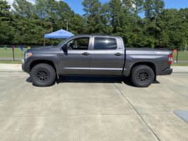 2017 Toyota Tundra with 17x9 wheels