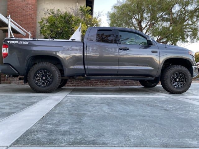 2019 Toyota Tundra with 18x9 wheels